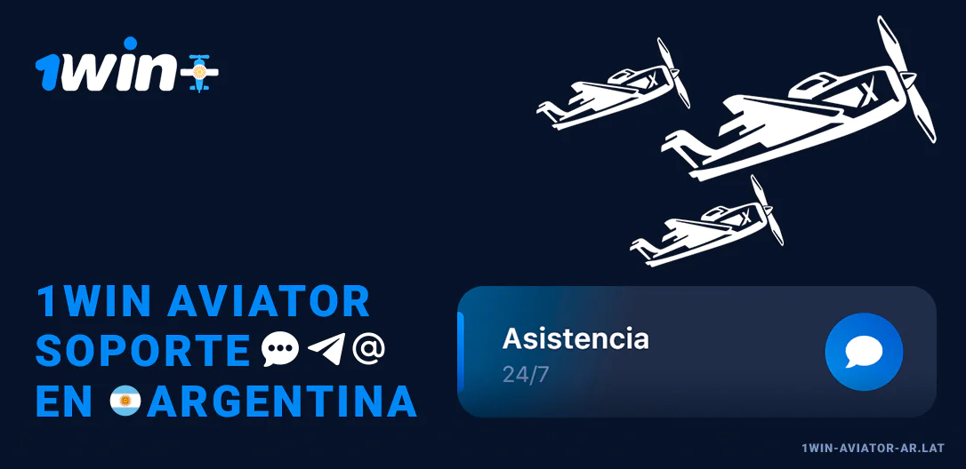 Formas de contactar al servicio de atención al cliente de 1Win Argentina