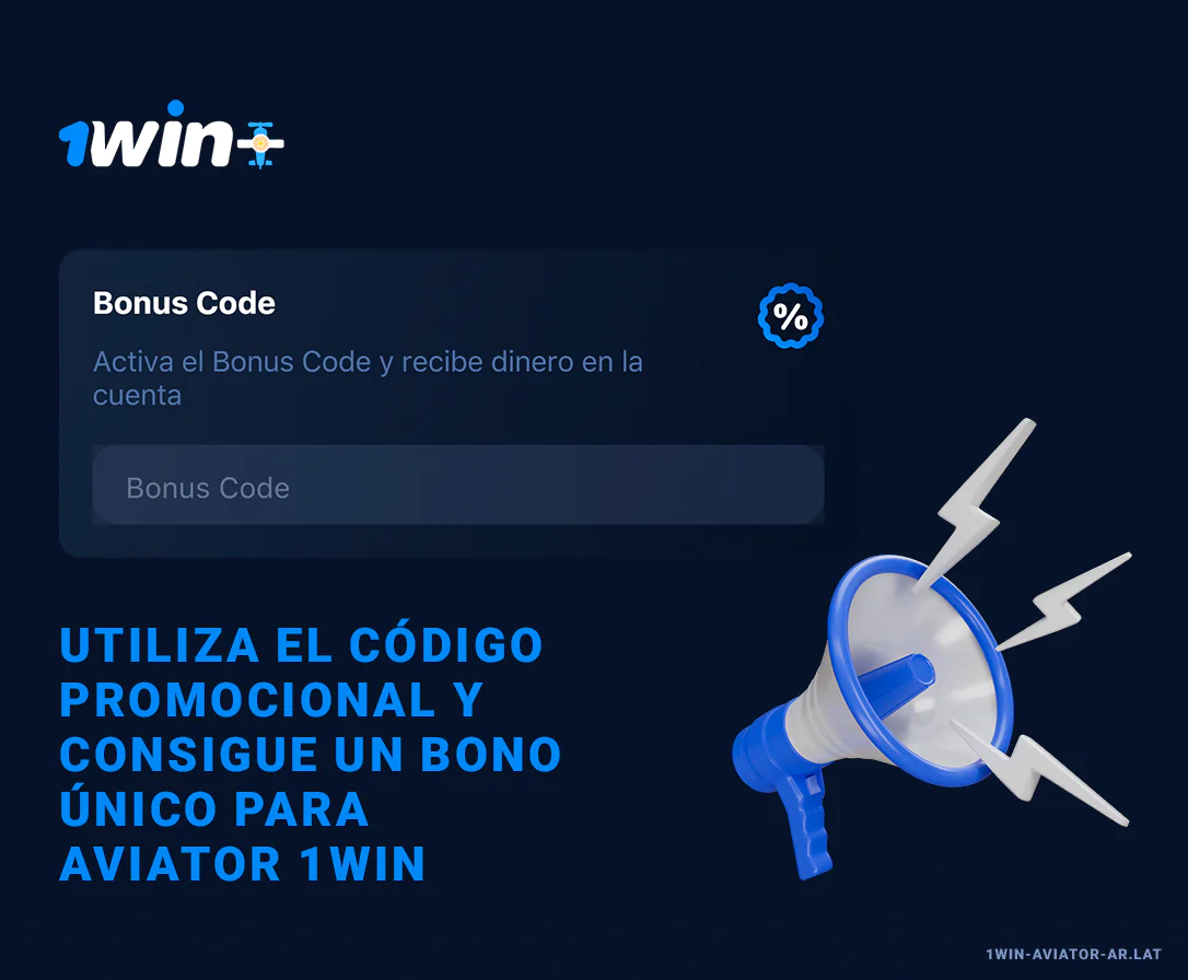 Cómo utilizar el código promocional 1Win para el juego Aviator Casino