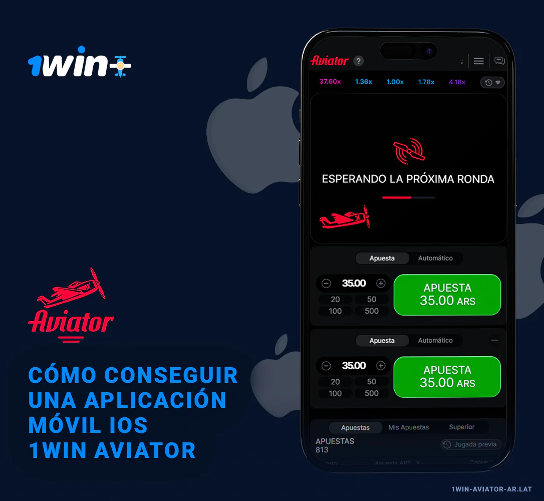 Cómo obtener la aplicación 1Win Aviator en iOS