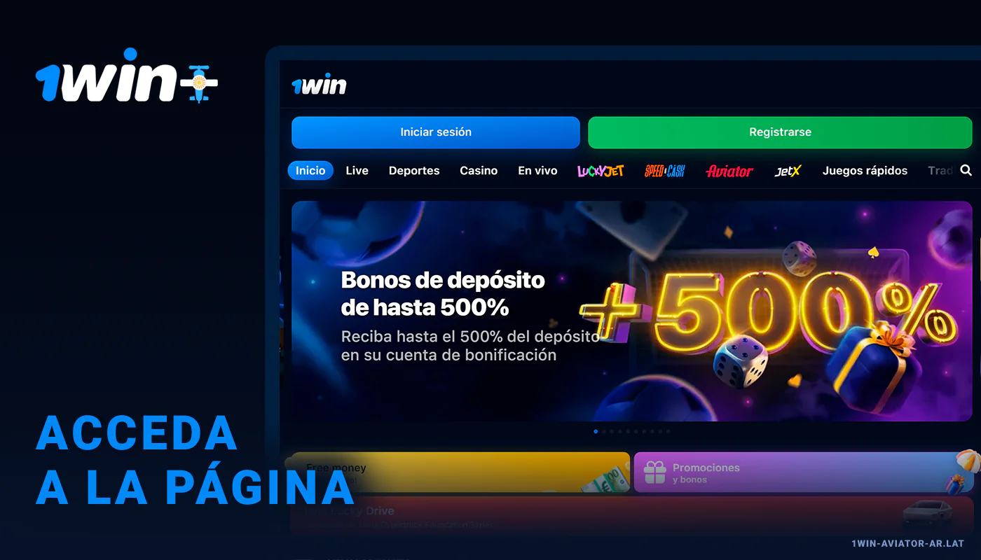 Vaya a 1Win para probar Aviator en modo de demostración