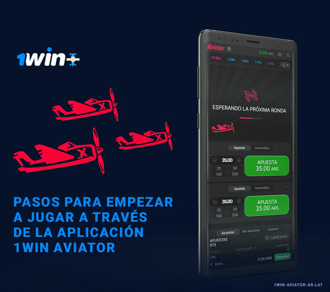Cómo jugar 1Win Aviator usando un teléfono móvil: instrucciones paso a paso