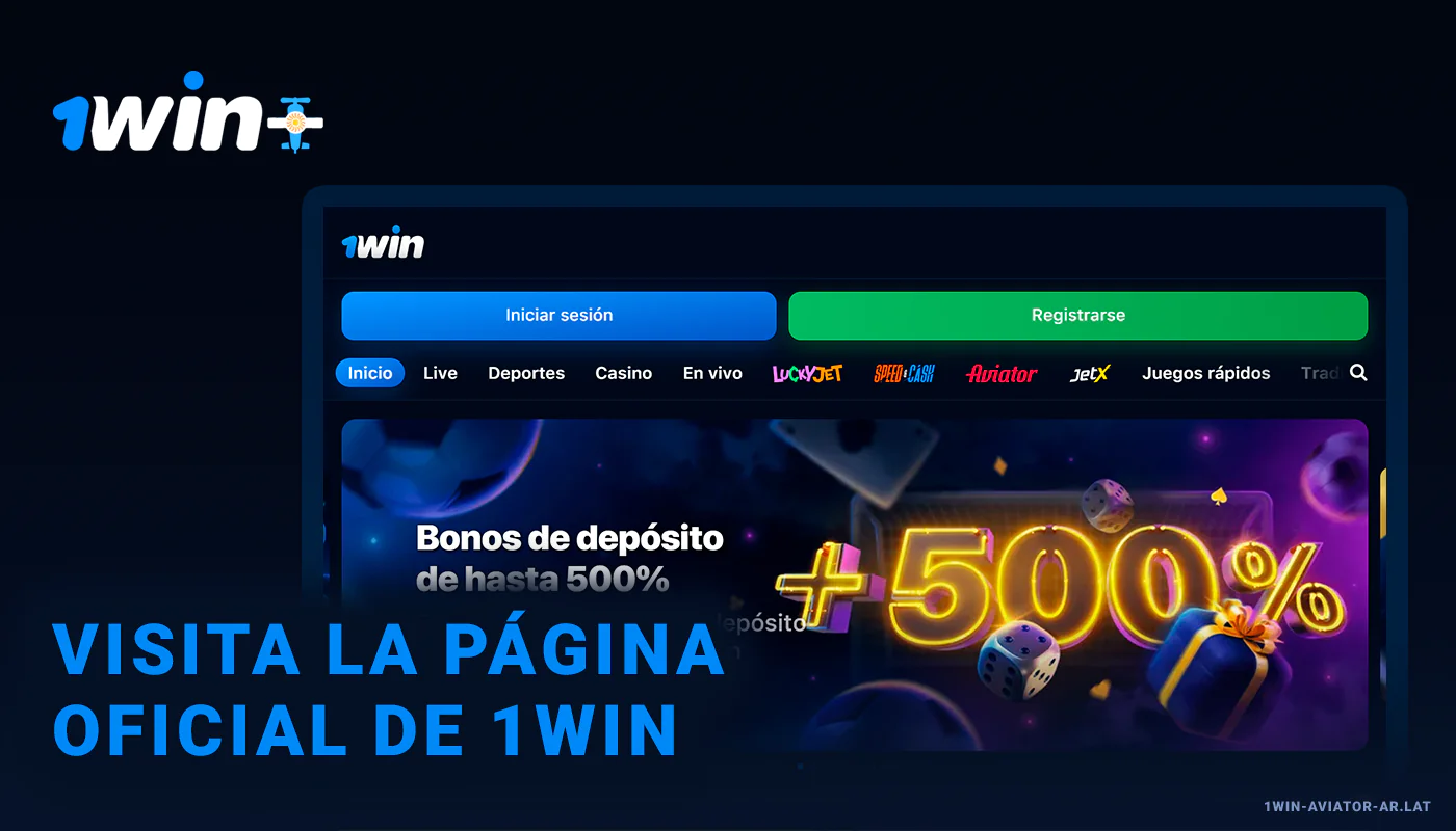 Abra el sitio web o la aplicación móvil de 1Win para comenzar a jugar Aviator